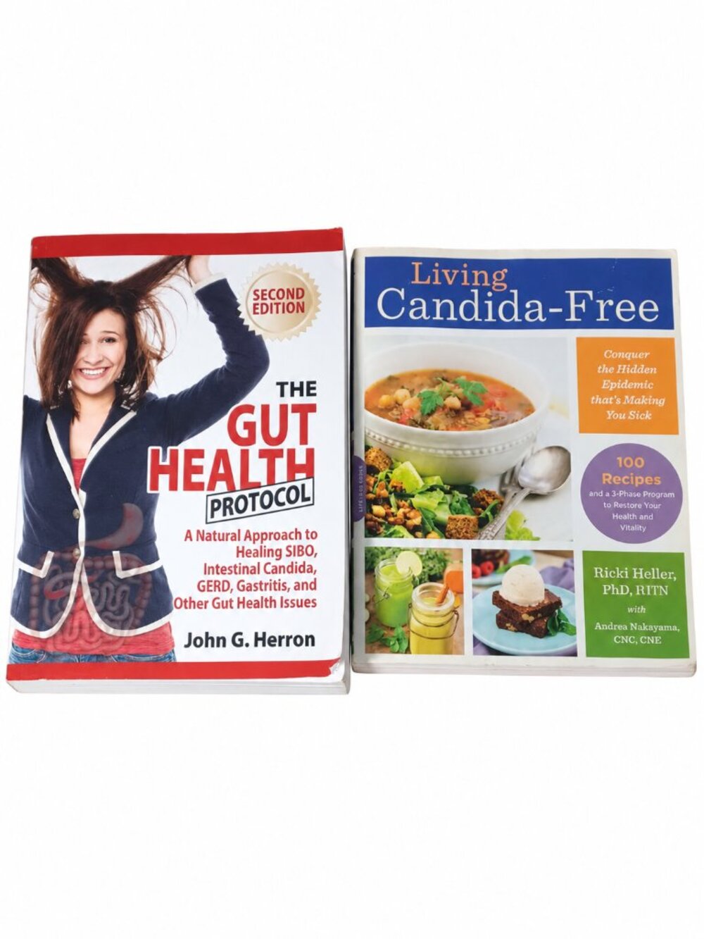 Gut Health Protocol (500pgs) & Living Candida-Free Wellness Book (250pg) Bundle